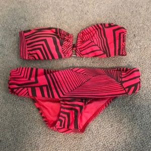 Pink swim suit size small (barely worn)